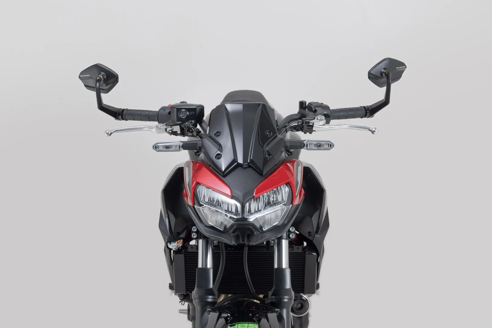 Sw-motech Bar End Mirrors - Black Aluminum