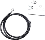 Drag Specialties Wydłużony przewód hamulcowy 49.75" czarny