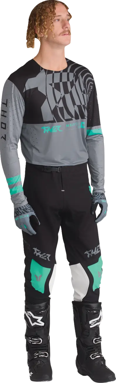 Thor Sportmode Mind Control Gloves Charcoal/Black