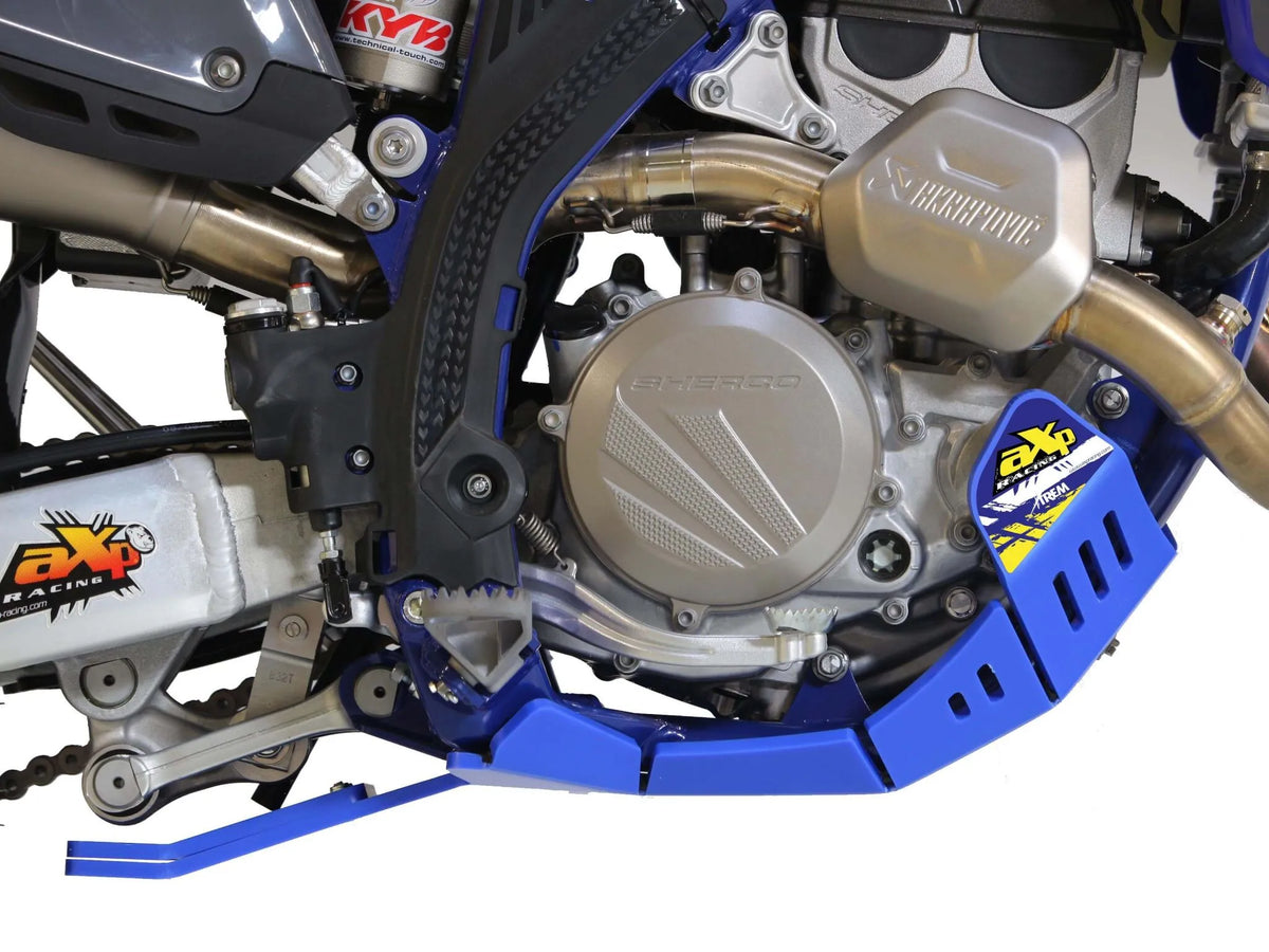 AXP Racing HDPE Xtrem Skid Plate - Blue - AX1759
