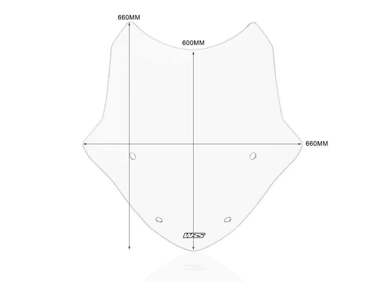WRS Standard Windscreen - Clear - BM074T