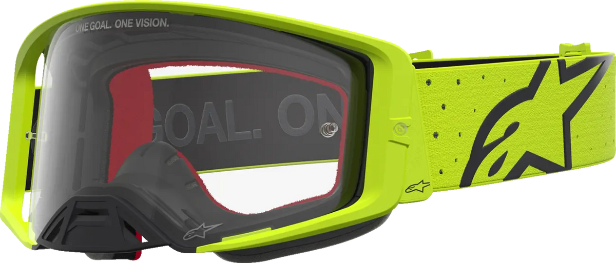 Alpinestars Supertech Vesta Goggle Yellow Fluo Black/Clear