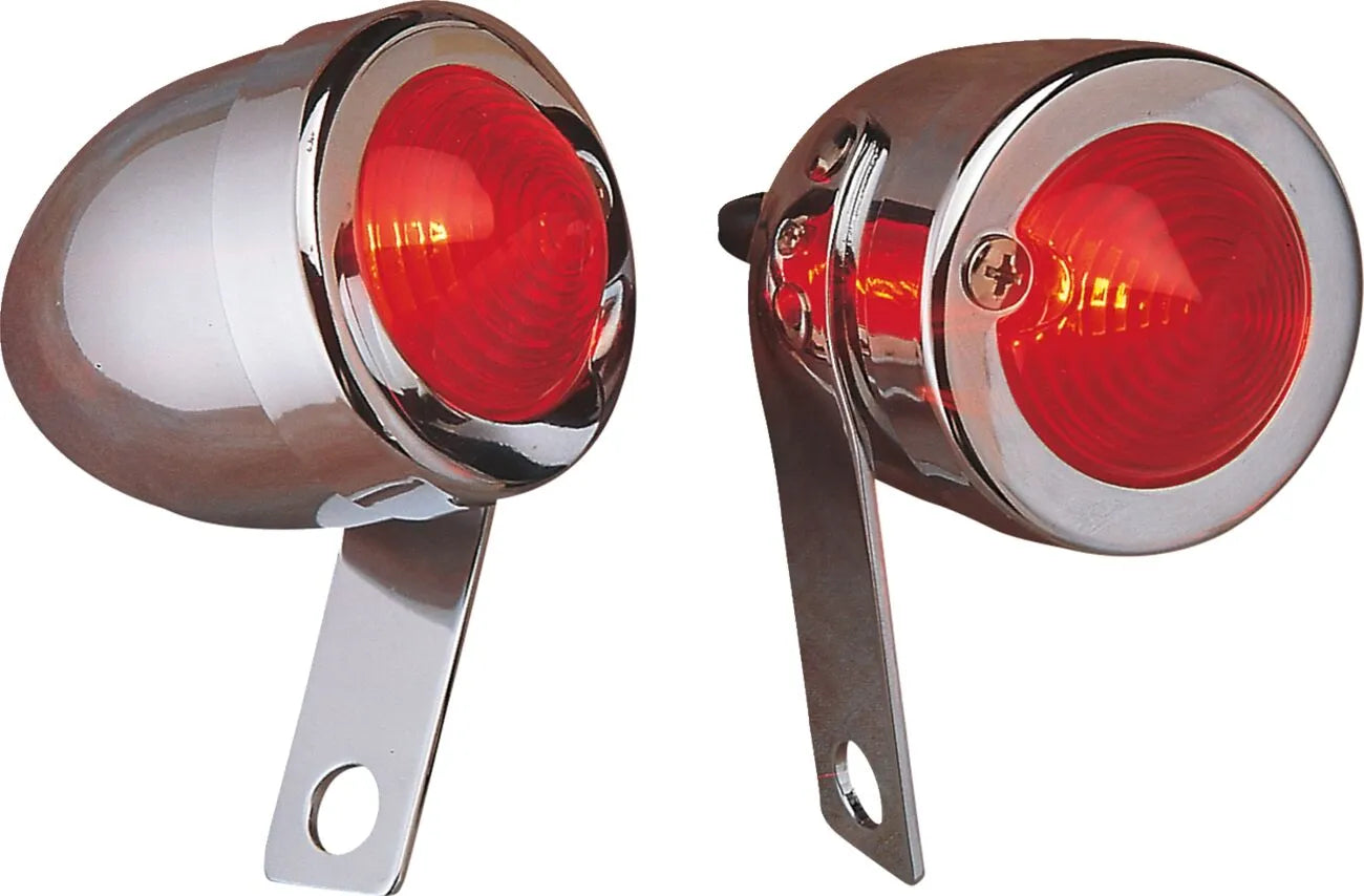 Drag Specialties Bullet Marker Lights - Chrome