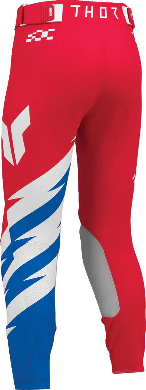 Thor Launchmode Shockie Youth Motocross Pants Red Blue