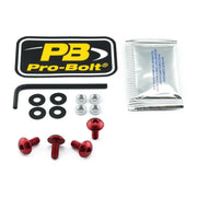 Pro Bolt Aluminium Screen Bolt Kit - Red