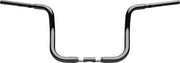 La Choppers Twin Round 1-1/4" Black Handlebar
