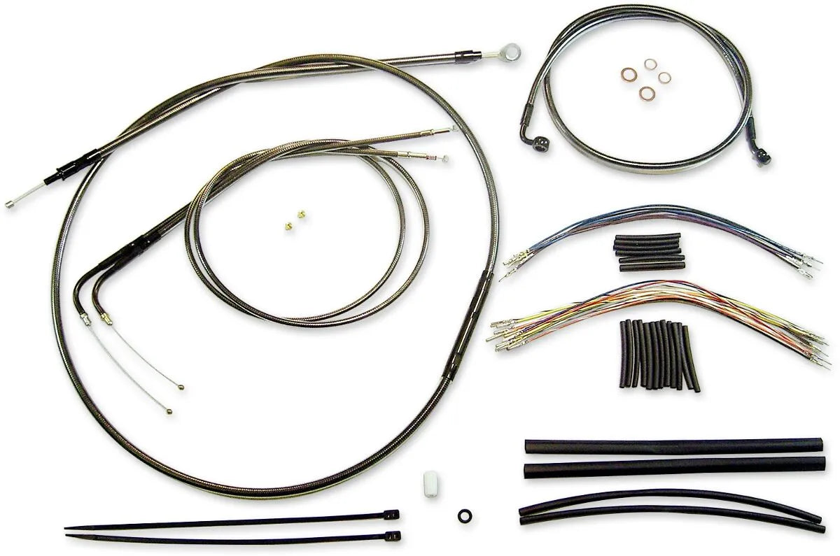 Magnum Shielding Black Pearl Handlebar Kit 12"-14" for HD Soft