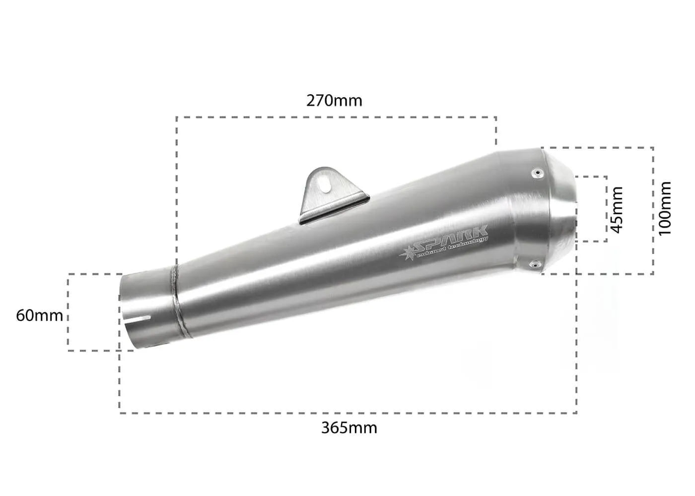 Tłumik Slip-On Spark Gp-Style Ze Stali Nierdzewnej