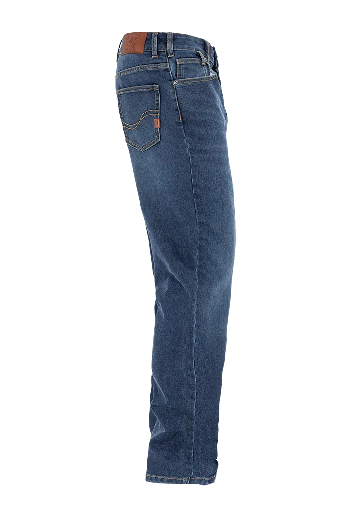 John Doe Chester Mono Loose Fit Riding Pants Indigo Blue
