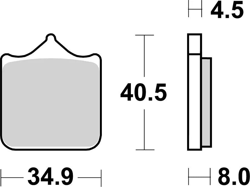 Sbs Ds Racing Dual Sintered Klocki Hamulcowe - Przód