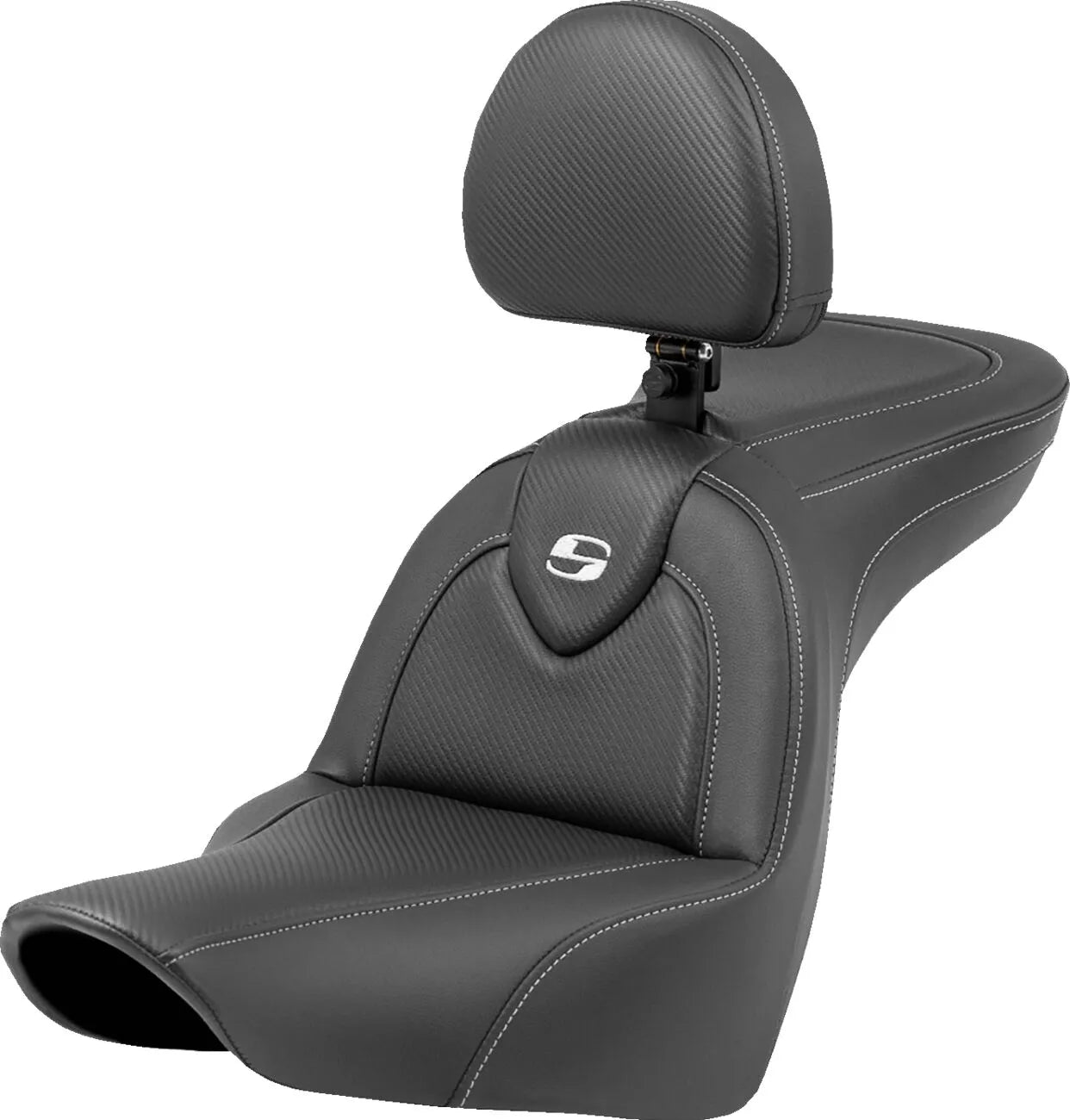 Saddlemen Roadsofa Carbon Fiber Seat - For Harley Davidson