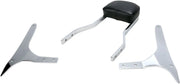 Cobra Square Sissy Bar Kit - Chrome Steel