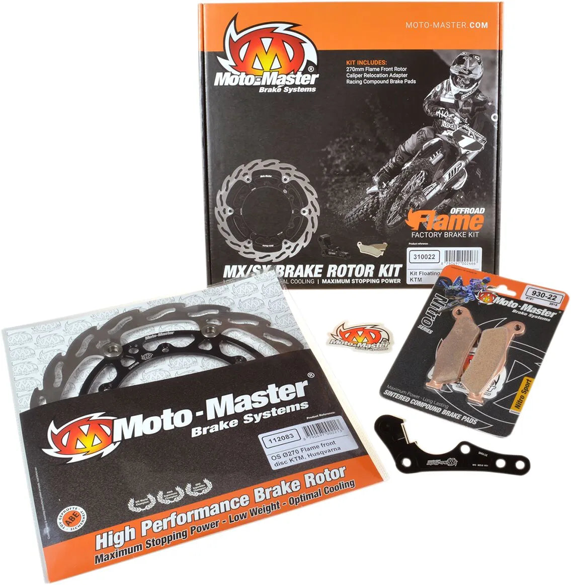 Moto-master Oversize Mx Zestaw Hamulcowy 270mm - Przód