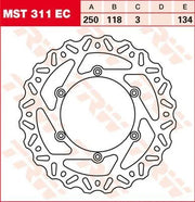Tarcza Hamulcowa Trw Ec Cross Design - Przód