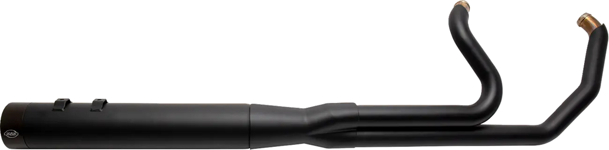S&S Cycle Sidewinder 2:1 Black Exhaust System 4-1/2" Muffler