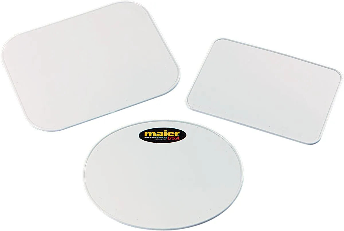 Maier Universal Number Plate 10"X12" White