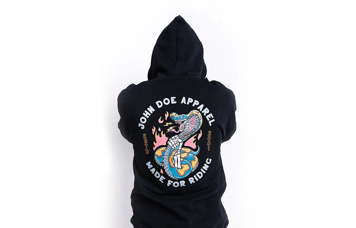 John Doe Snake II Hoodie Black