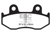 Klocki Hamulcowe Ebc Sfac Carbon Series Do Skuterów