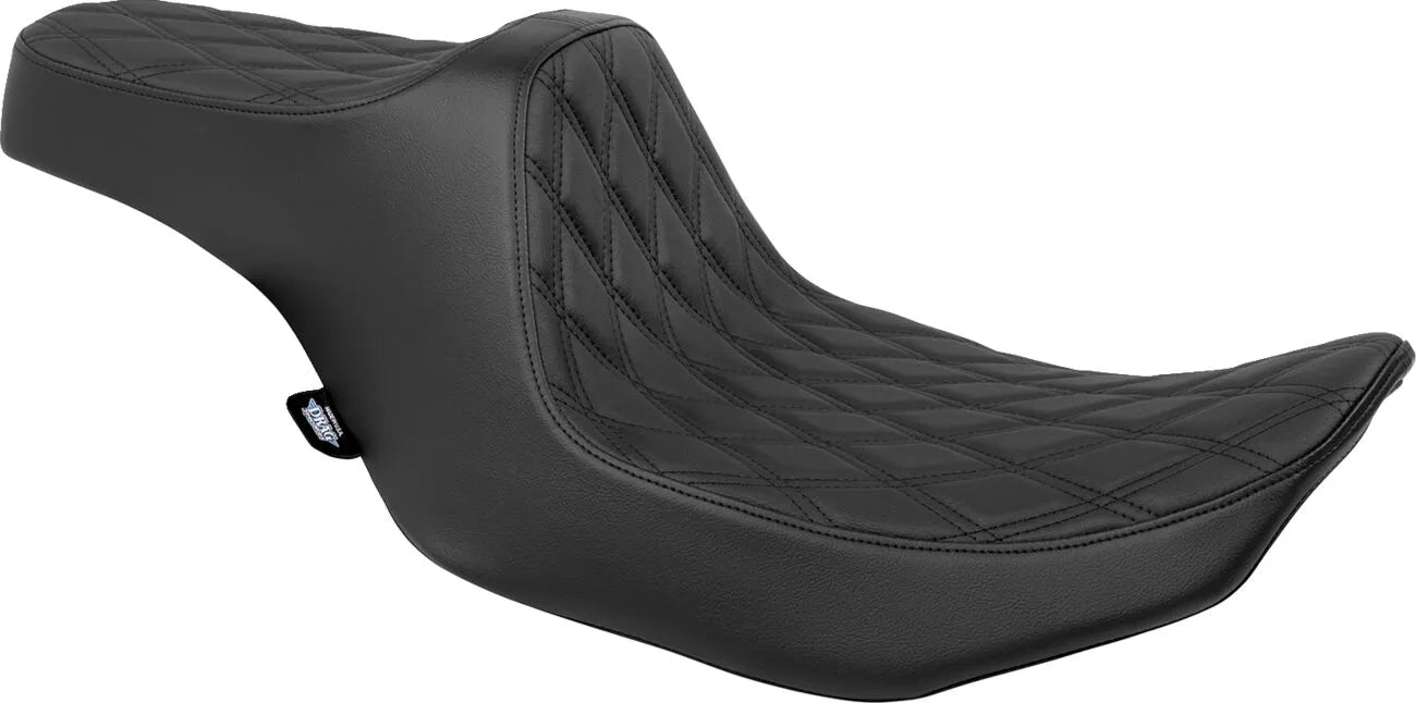 Drag Specialties Predator Iii Seat - Black - For Harley Davidson