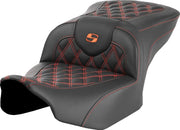 Saddlemen Roadsofa Lattice Stitch Seat - For Harley Davidson