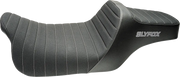 Slyfox High Noon Seat - 2-up Motorcycle Seat - For Harley Davidson