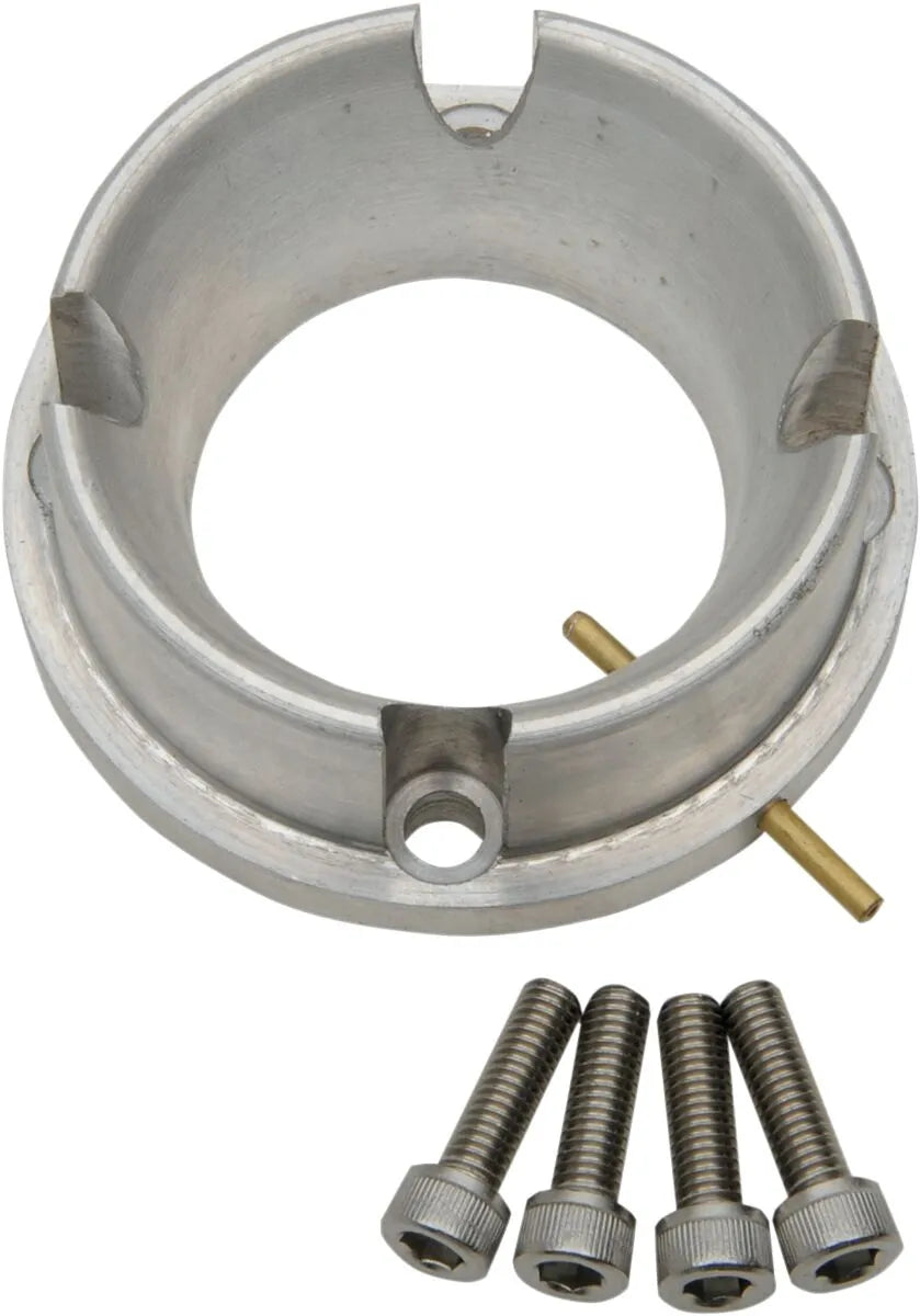 WSM Carburetor Adapter 44mm Mikuni Oil Injection Silver