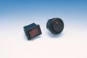 Show Chrome Amber Illuminated Round Switch