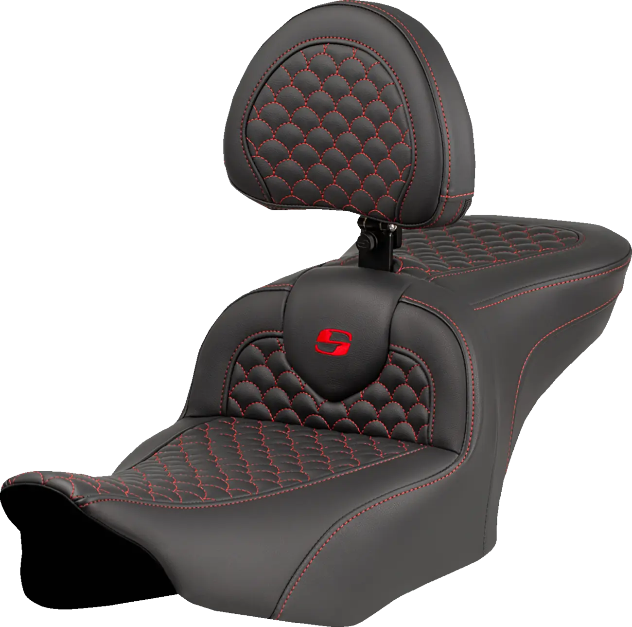 Saddlemen Roadsofa Dragon Scale Seat - For Harley Davidson