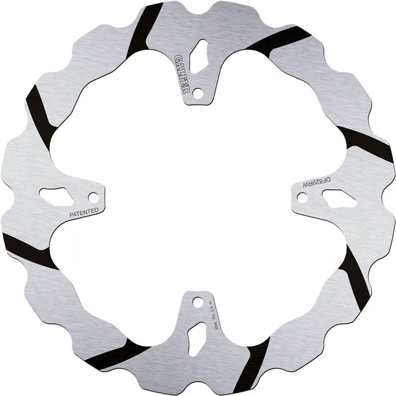 Galfer Wave Grooved Fixed Brake Rotor - Rear