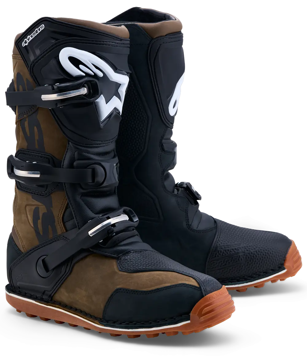 Alpinestars Tech-T Boots Brown Black Gum