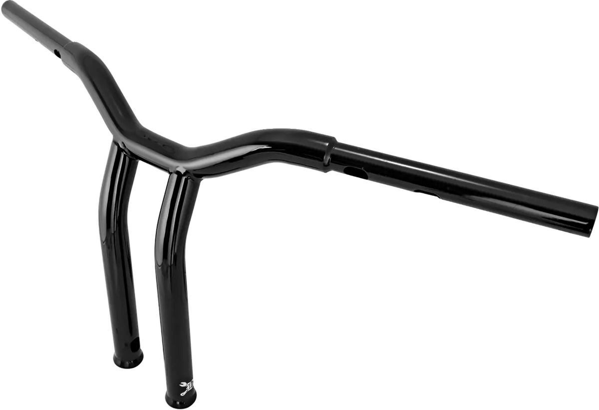 Burly Brand Dominator Handlebar 12" Black for Harley Davidson