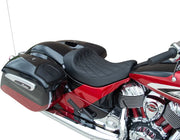Drag Specialties Solo Seat - Black Vinyl - For INDIAN
