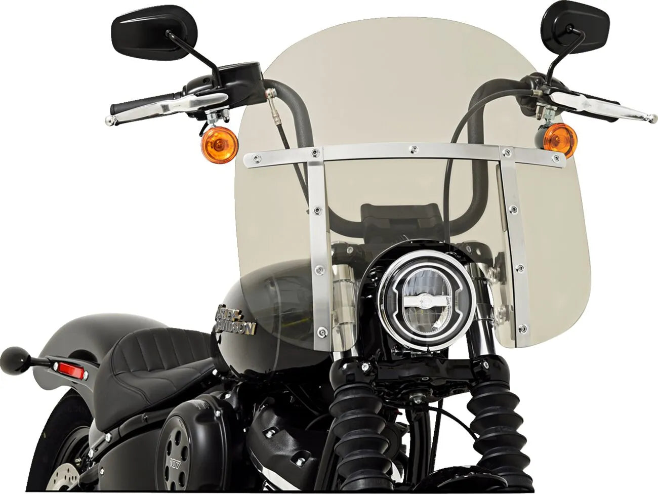 Memphis Shades Fats Windshield - 15 Inch Gray