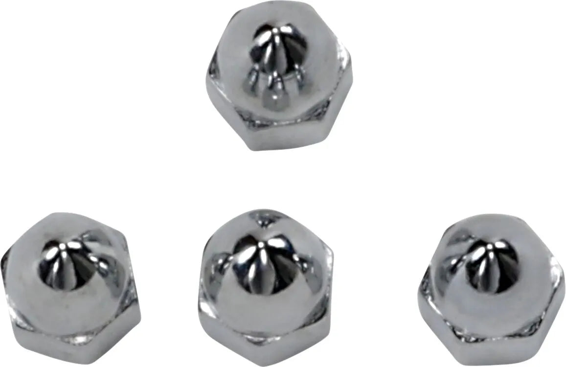 Nakrętki wydechowe James Gasket Chrome Acorn - 5/16"-24, 4 sztuki