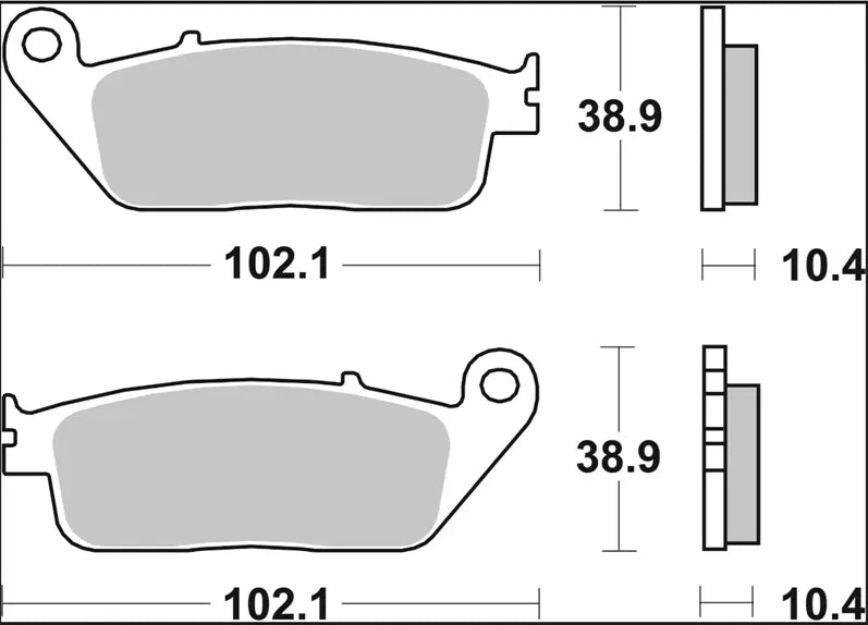 Zestaw klocków hamulcowych Brembo Prime Line Carbon Ceramic