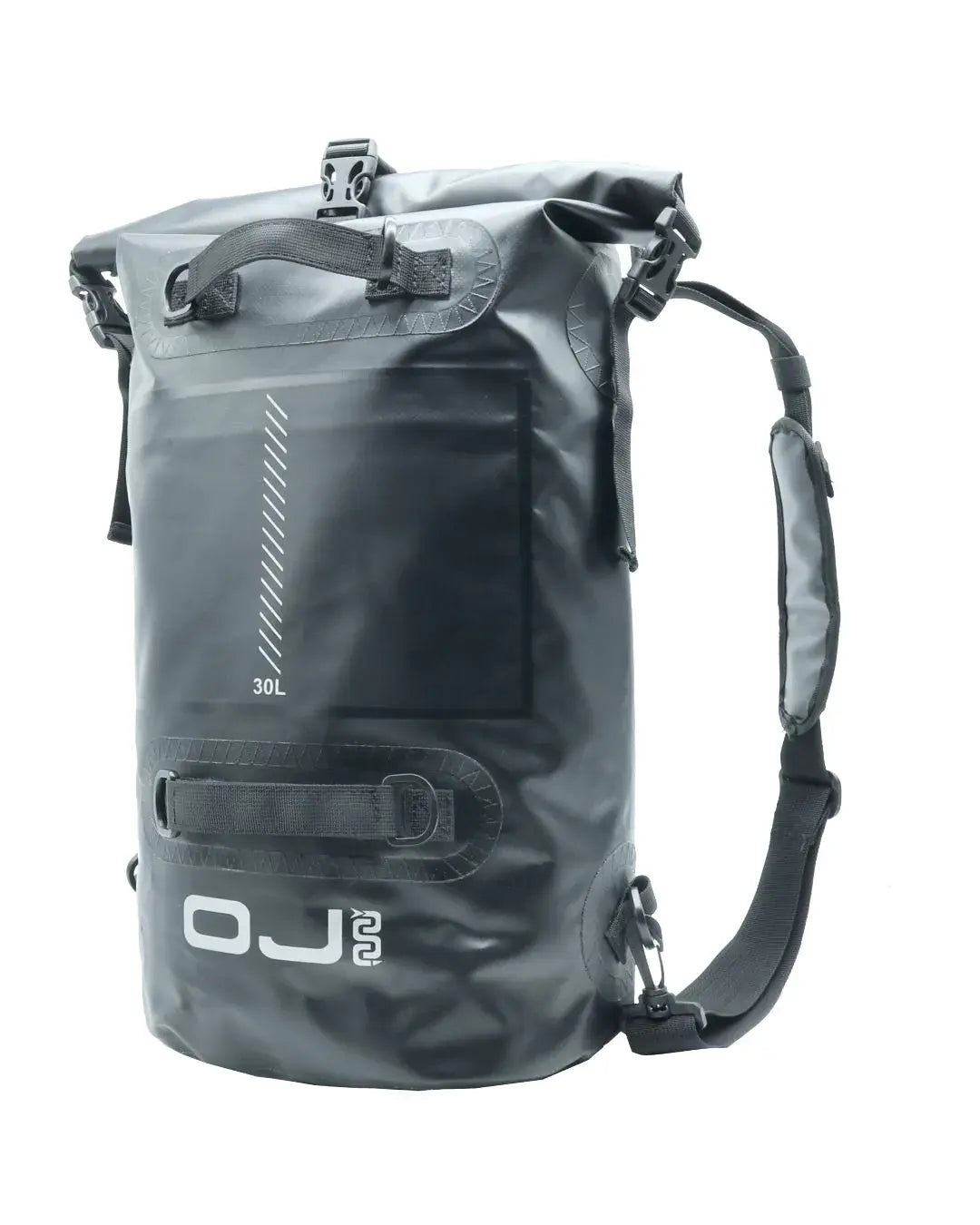 OJ Dry Excursion 30L Black Motorcycle Backpack