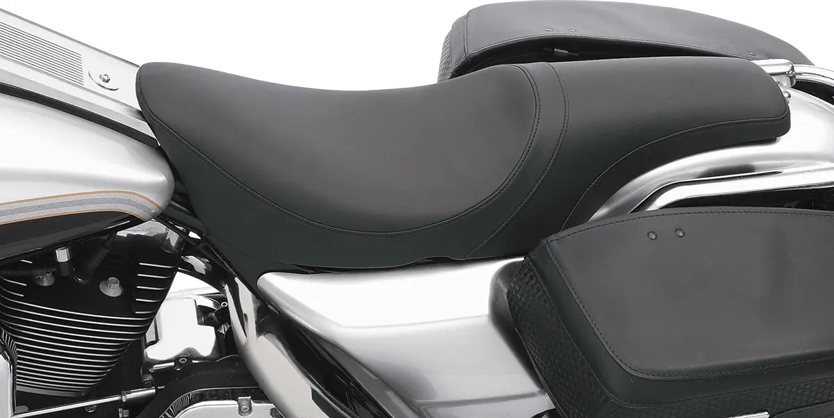 Drag Specialties Predator Seat - Black - For Harley Davidson
