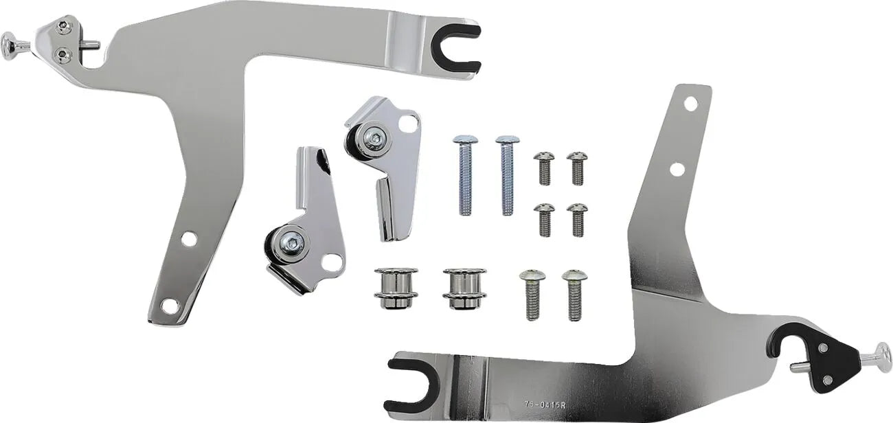 Cobra Detachable Backrest Kit - Chrome