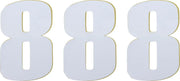 Moose Offroad Vinyl Race Numbers - 6" White Number 8