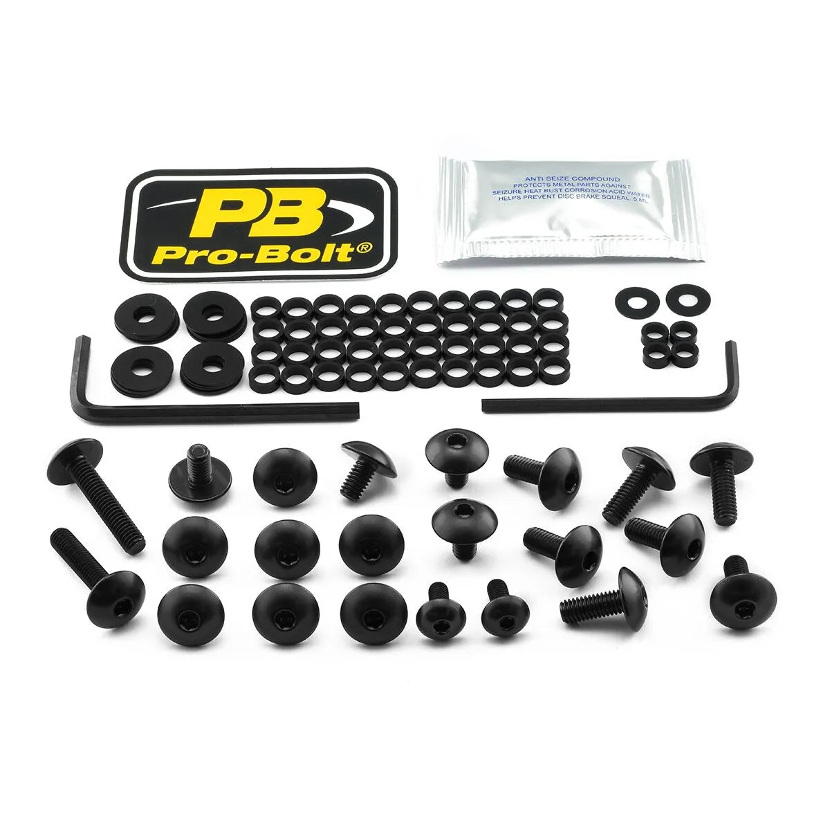 Pro Bolt Aluminium Fairing Bolt Kit For Kawasaki