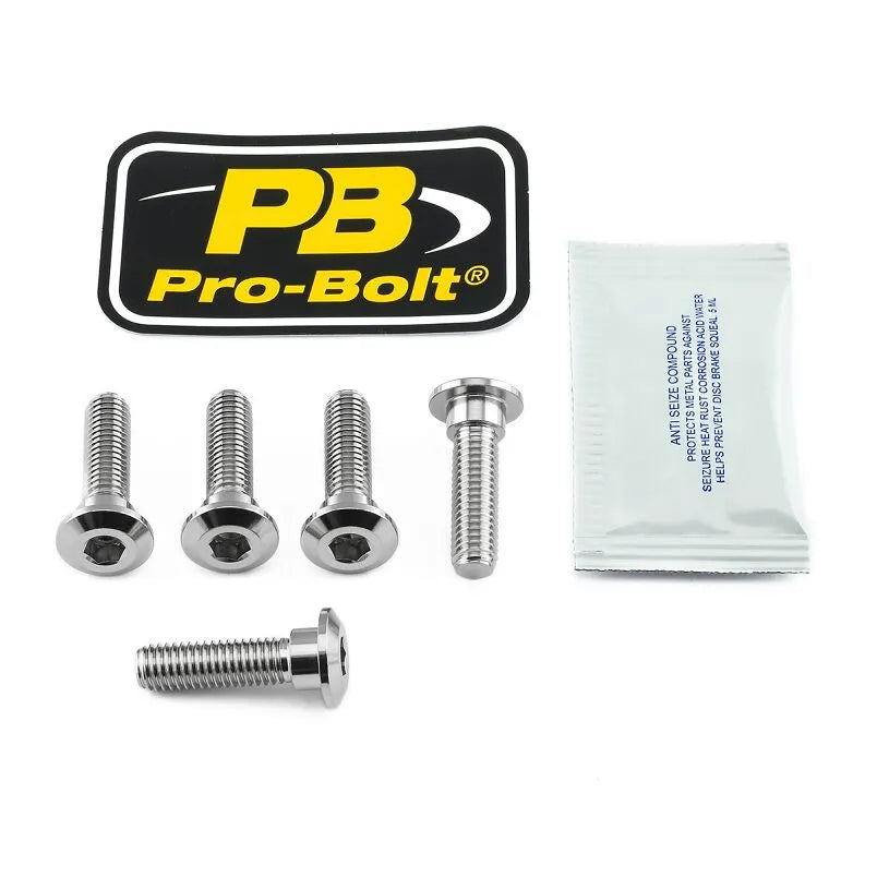 Pro Bolt Zestaw śrub mocujących tarczę hamulcową ze stali nierdzewnej