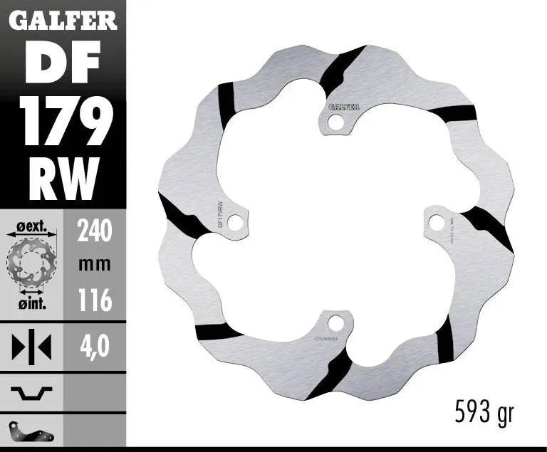 Tarcza Hamulcowa Galfer Fixed Wave Grooved