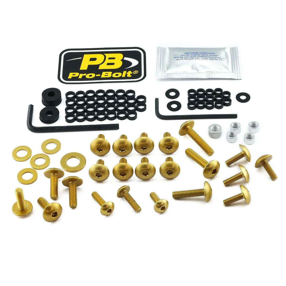 Pro Bolt Aluminium Fairing Bolt Kit For Kawasaki