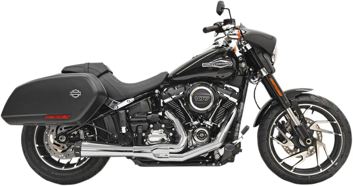 Bassani Xhaust 2-w-1 Road Rage Układ Wydechowy Chrom