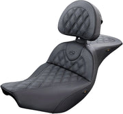 Saddlemen Roadsofa Heated Seat - Lattice Stitch - For INDIAN
