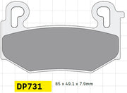 DP Brakes Standard Spiekane Metalowe Klocki Hamulcowe - Przód