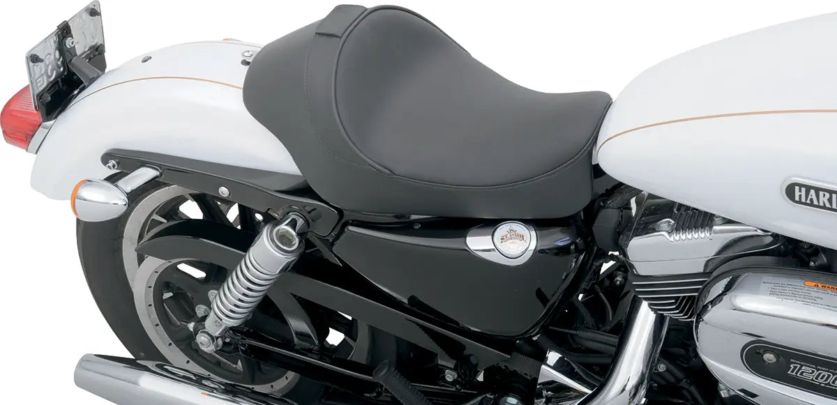 Drag Specialties Backrest Compatible Solo Seat - For Harley Davidson