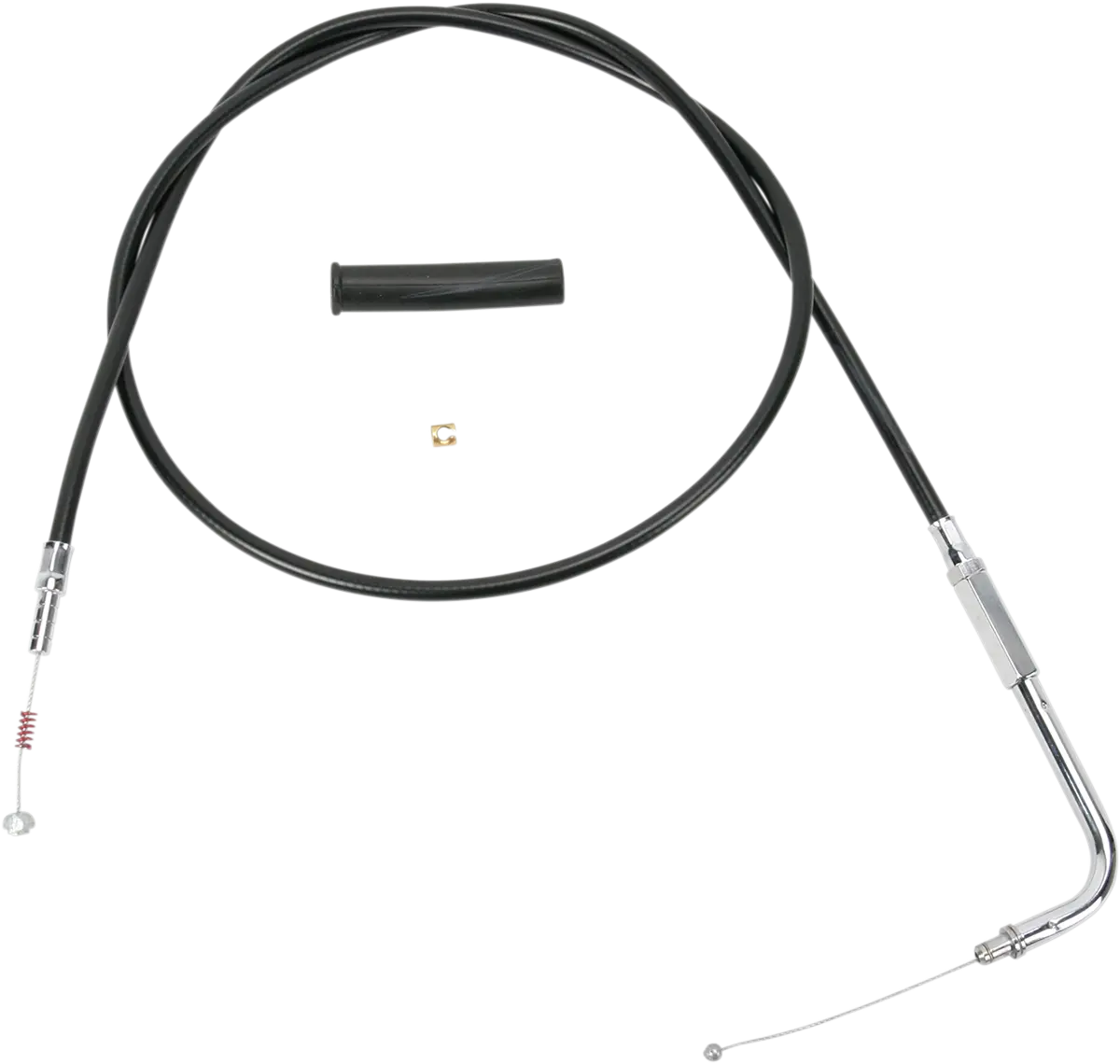 Drag Specialties Black Vinyl Idle Cable