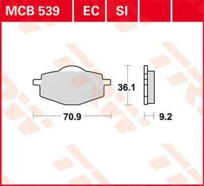 Trw All Round Spiekane Metaliczne Klocki Hamulcowe - Przód i Tył