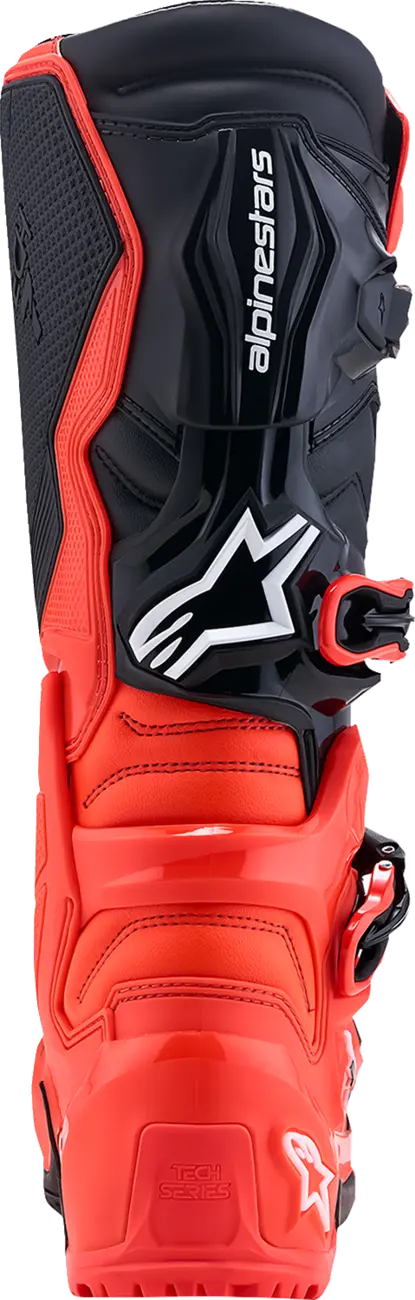Alpinestars Tech 7 Enduro Boots Red Fluo Black